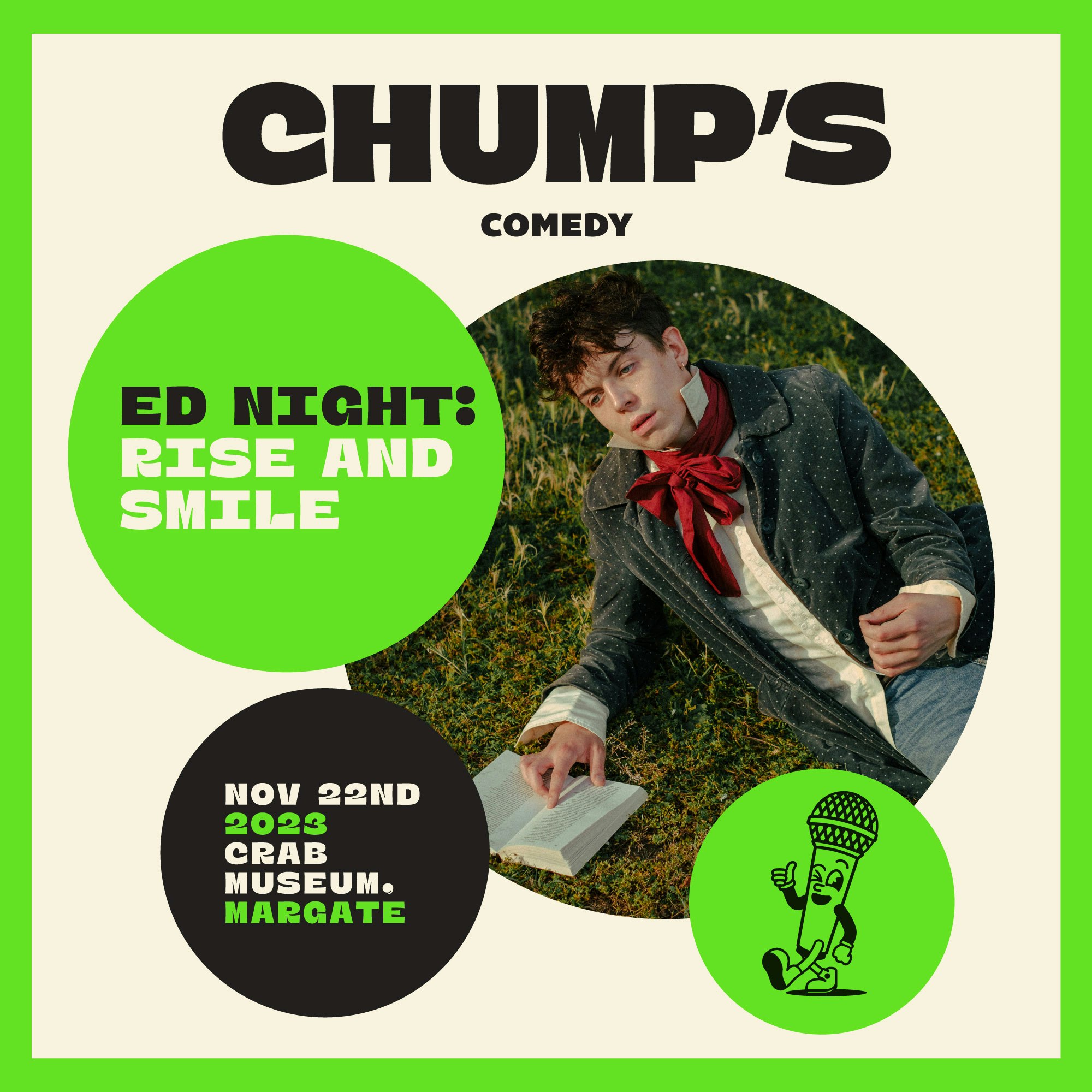Chump's presents Ed Night at Crab Museum performing live