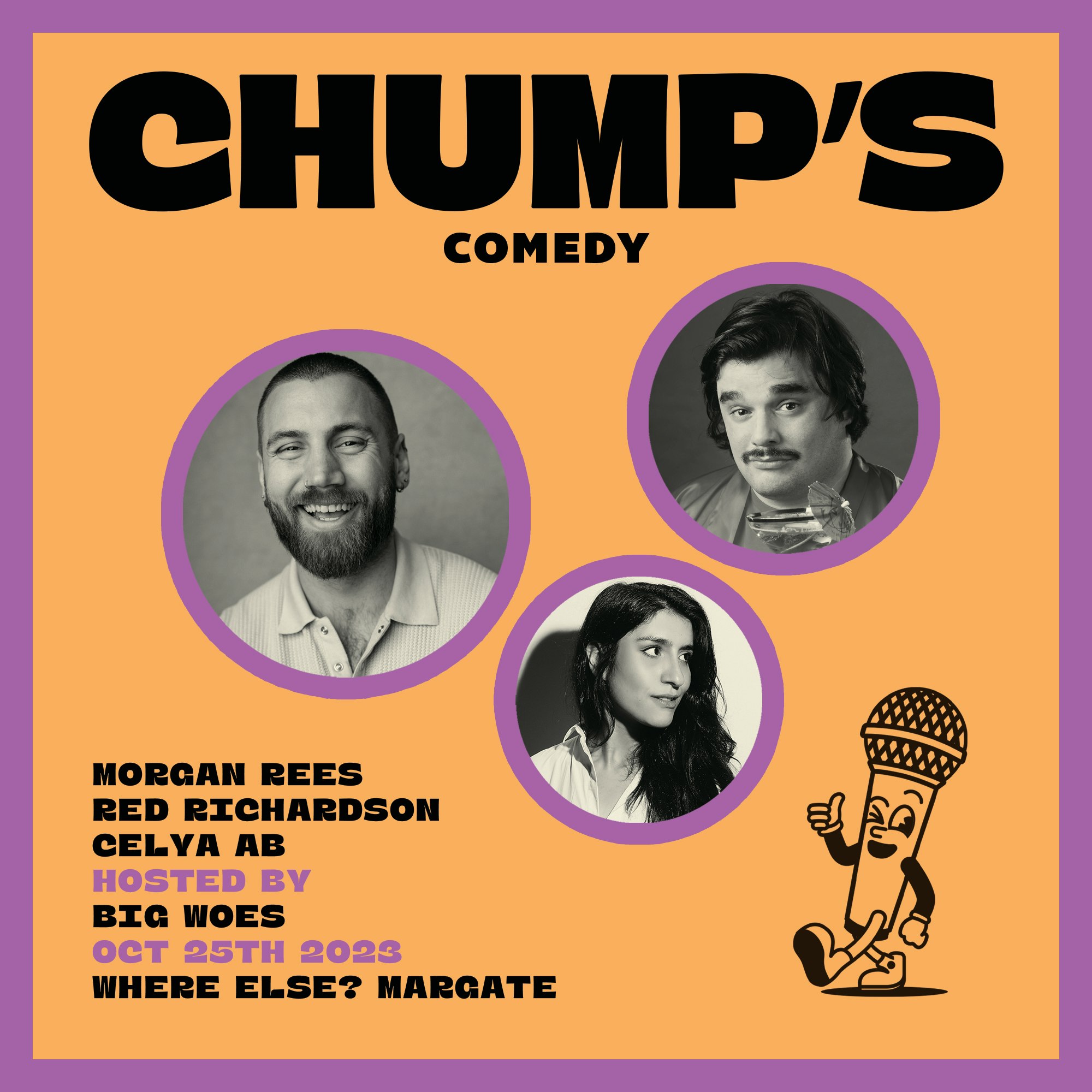 Chump's: Morgan Rees, Red Richardson, Celya AB performing live