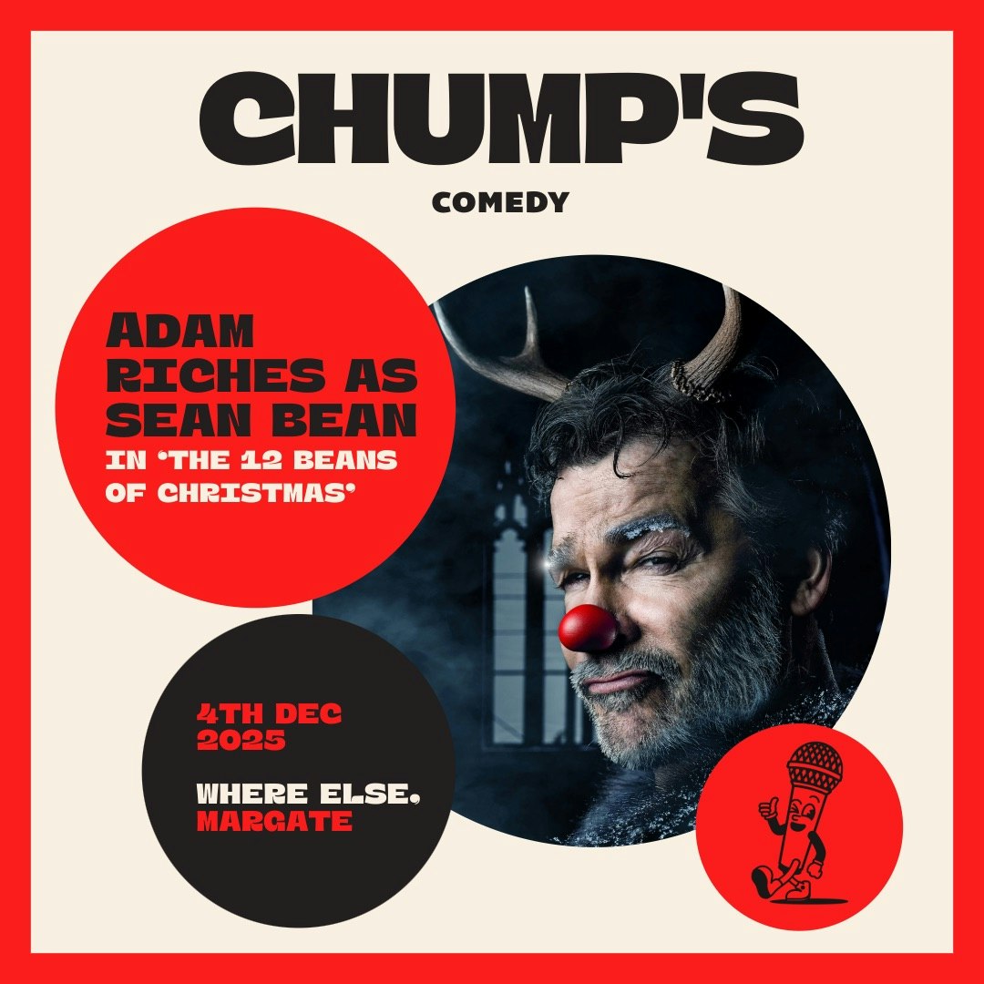 Adam Riches AS Sean Bean in ‘THE 12 BEANS OF CHRISTMAS’ performing live
