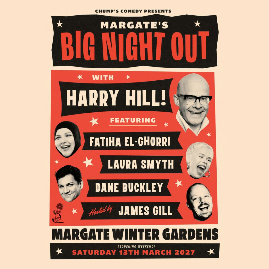 Margate's Big Night Out with HARRY HILL performing live